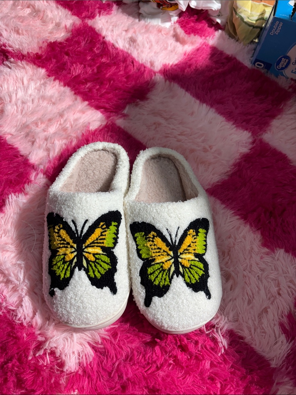 Butterfly slippers